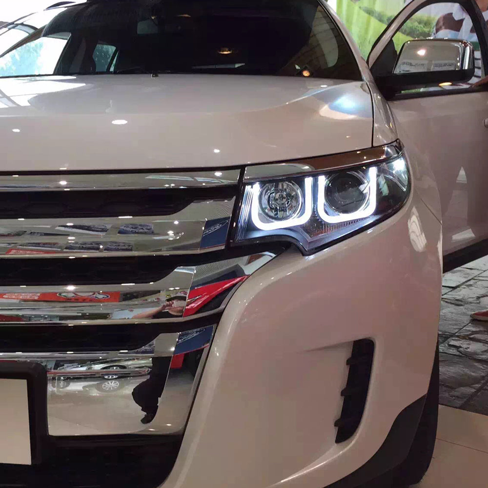 Modified Ford Edge 2010–2014 headlight upgrade LED Headlight plug and play with daytime running light DOT – product image 5