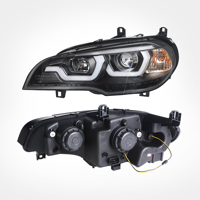 BMW X5 E70 2007-2011 LED Headlight Upgrade | Halogen & Xenon to LED | DRL plug and play