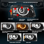 Land Rover Ranger Rover sport 2010-2013 Full LED Headlight Upgrade – Plug-and-Play