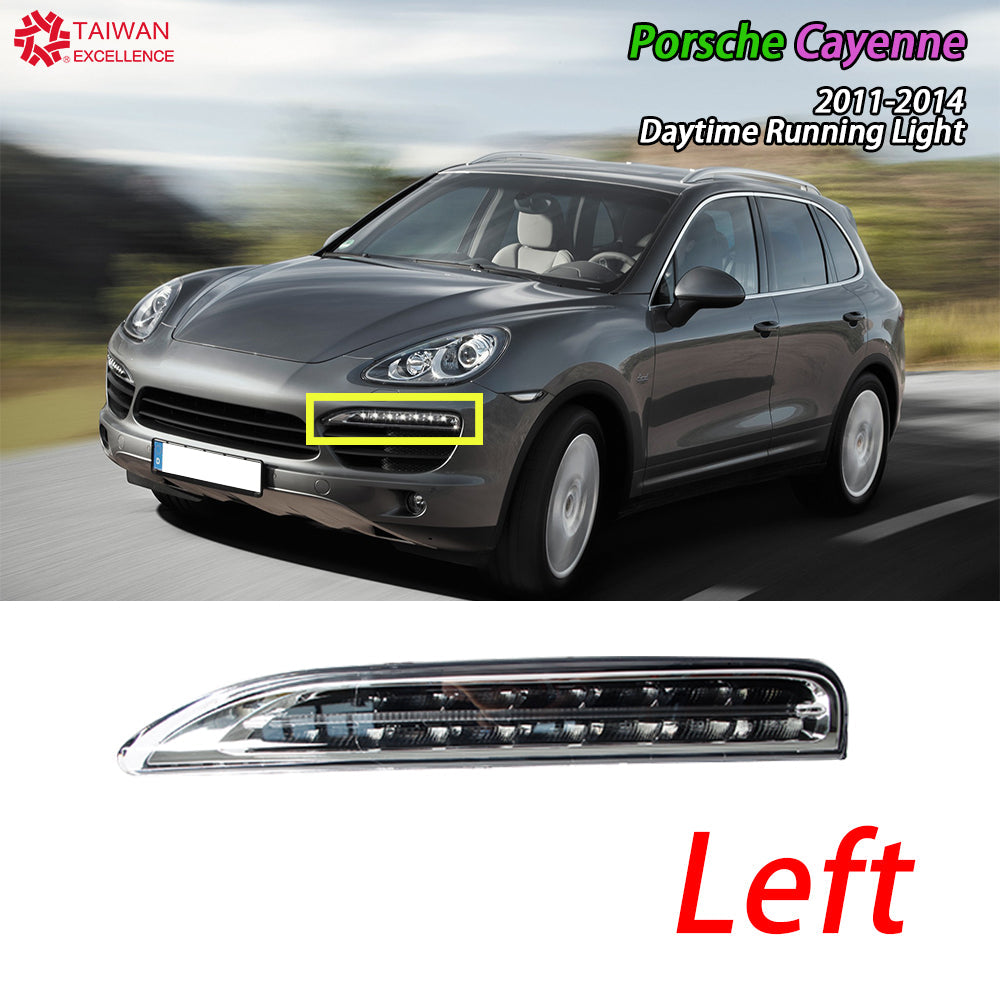 For Porsche Cayenne 2011–2014 Front Bumper Daytime Running Light LED DRL FogLamp OE L:95863118100 R:95863118200 – product…